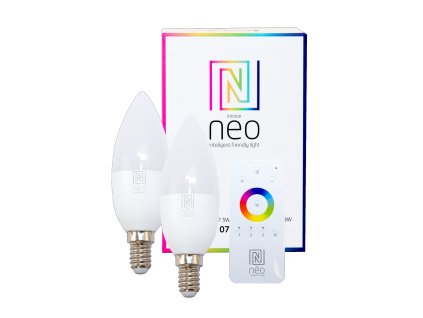 07005BD | Immax | IMMAX NEO | sada smart RGBW žiaroviek E14 + ovládač