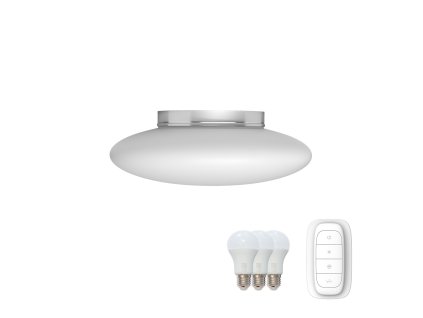 07057L2 | Immax | ELIPTICO 45 | IMMAX NEO | smart led stropné svietidlo biele sklo