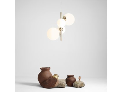 Aldex | 1039L30 | BALIA 4 | Elegantná závesná zvislá lampa so štyrmi tienidlami