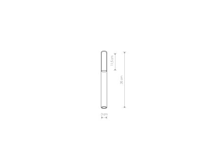 CAMELEON STRAW M TR/BS 8403 | sklenené tienidlo h=35 cm
