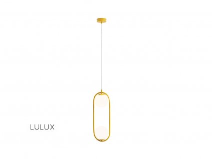 ALDEX | 1086H14 | RIVA 2 MUSTARD | Minimalistická závesná lampa