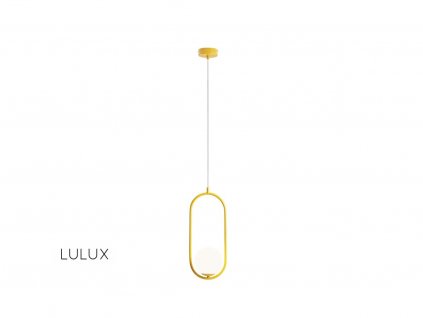ALDEX | 1086H18 | RIVA  MUSTARD | Minimalistická závesná lampa