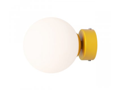 ALDEX | 1076C14_S | BALL MUSTARD | Nástenná lampa v žltej povrchovej úprave