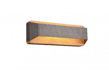 TRIO | ARINO L | Nástenná niklovo-drevená LED lampa