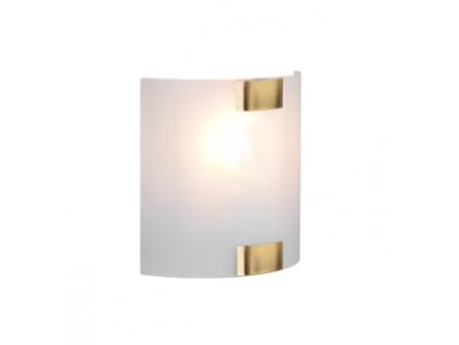 PURA | Nástenná mosadzná sklenená lampa