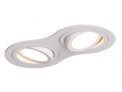 Maxlight Signal II - Pekná dizajnová minimalistická okrúhla bodovka v bielej farbe