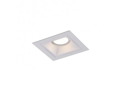 Maxlight Hit I - Pekná dizajnová minimalistická štvorcová bodovka v bielej farbe