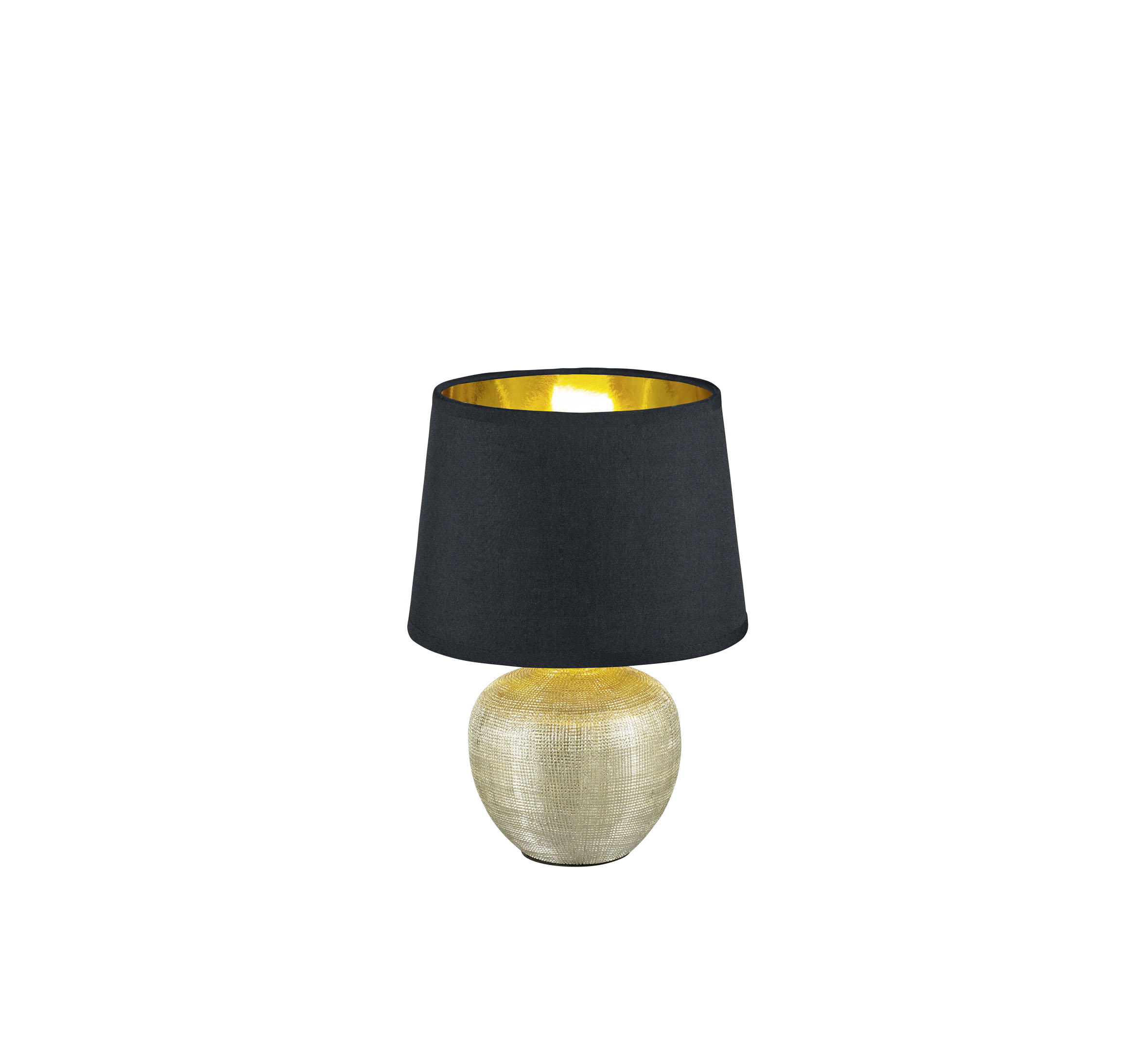 LUXOR S | luxusná stolná lampa Farba: Čierna/Zlatá