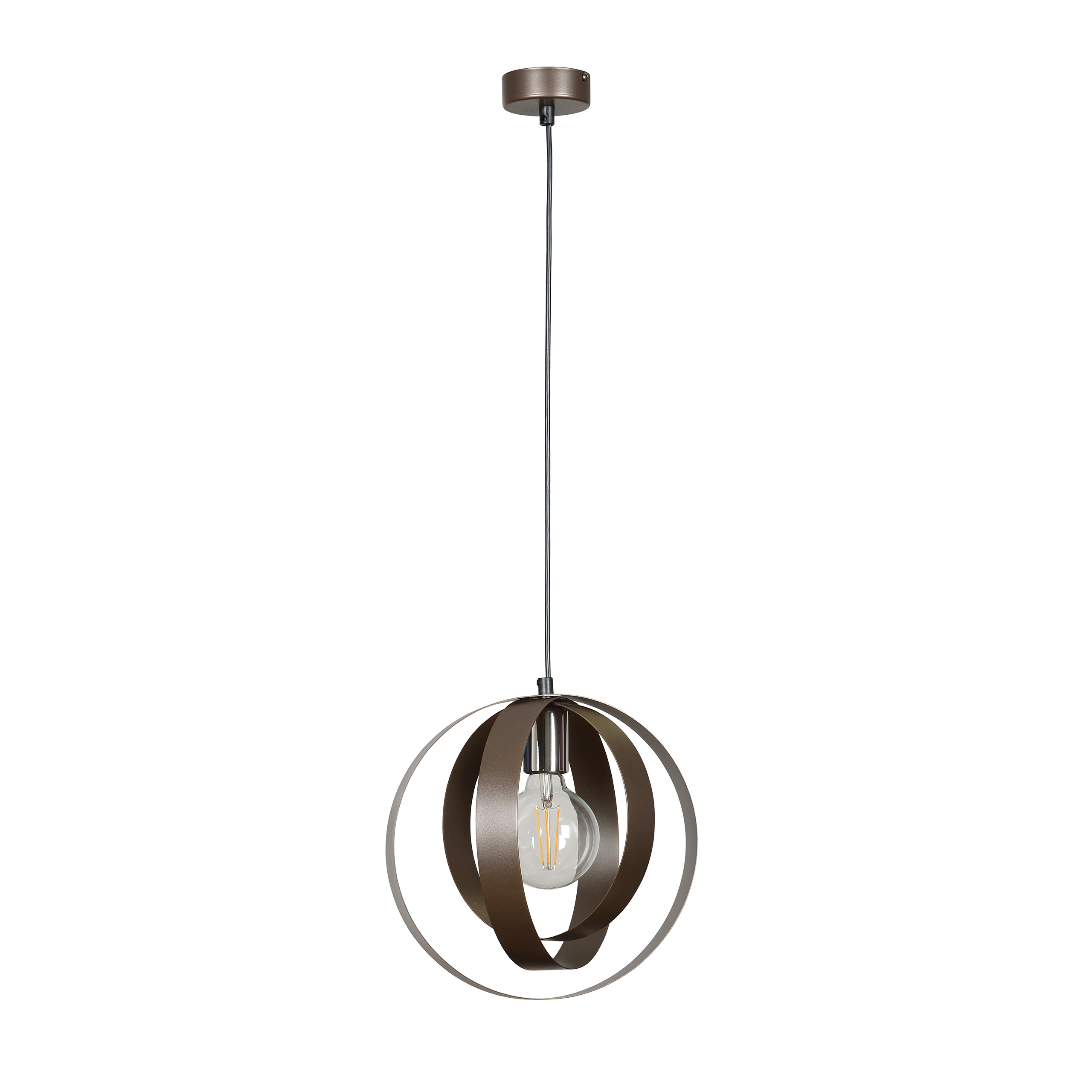 AWILA  | moderná zavesná lampa Farba: Hnedá
