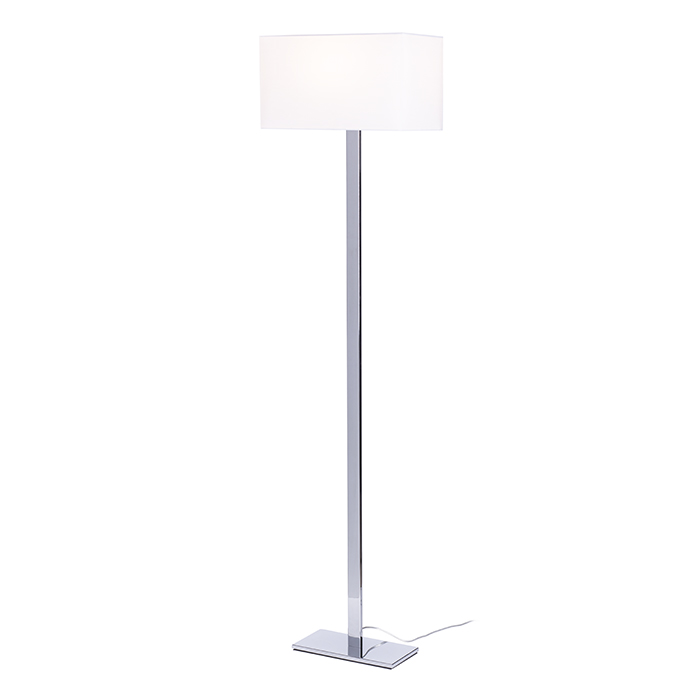 PLAZA | stojanová biela lampa
