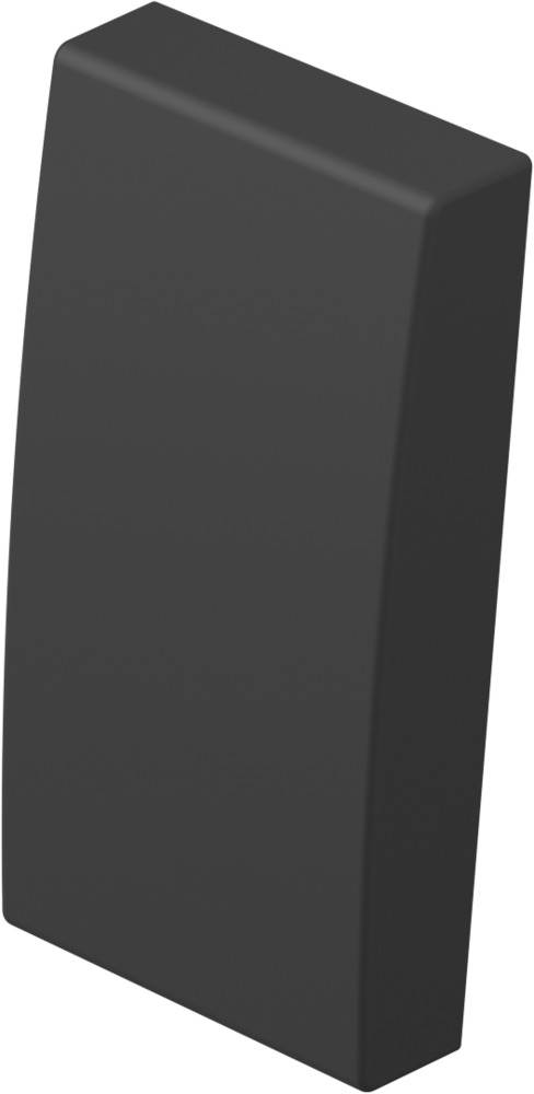 TM11 | Kryt tlačidla 1M Farba: Čierna matná, Symbol: Bez symbolu
