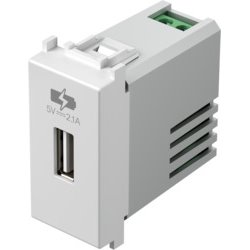 EM66 | USB nabíjačka 5V 2.1A 1M Farba: Polárna biela