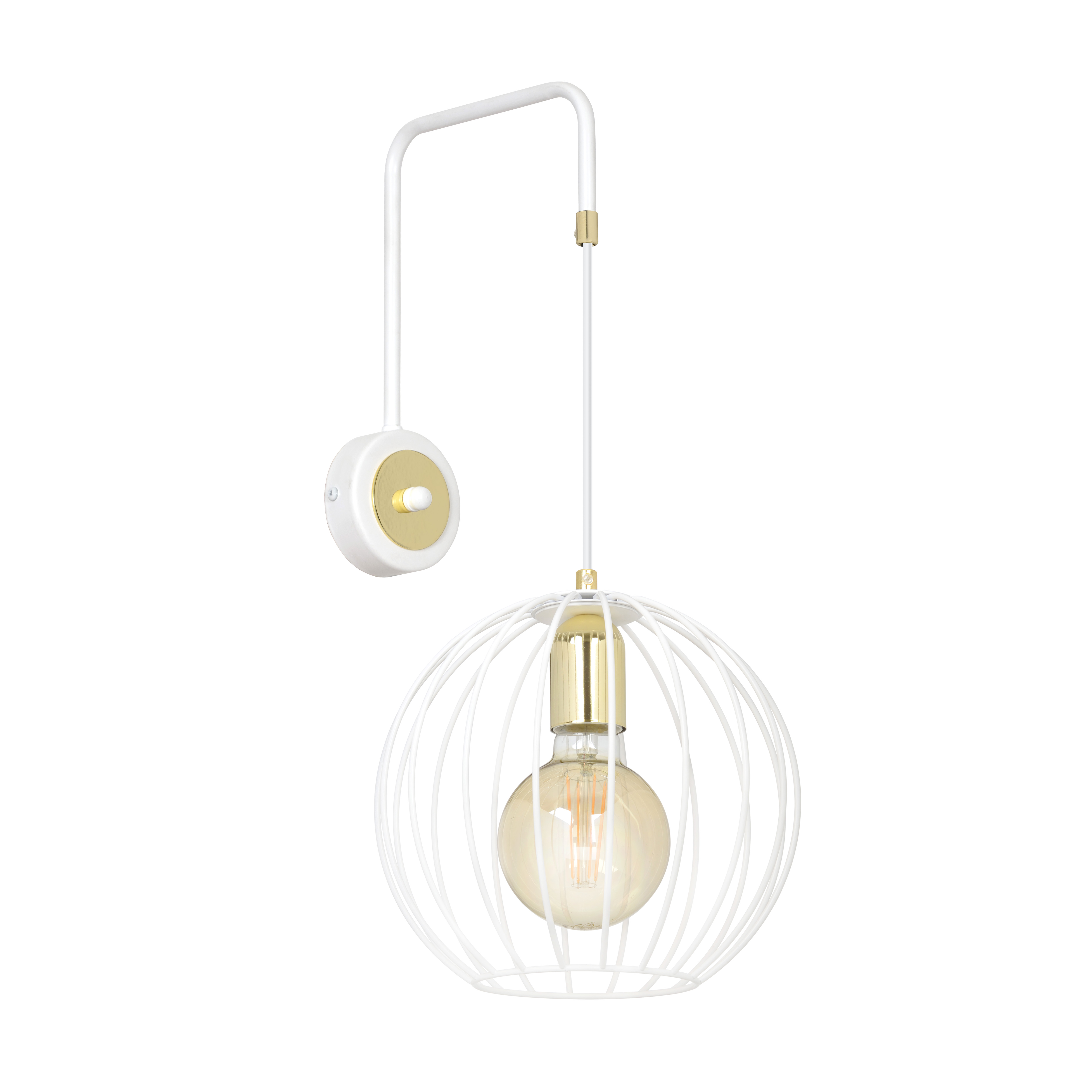 ALBIO K1| dizajnová nástenná lampa Farba: Biela
