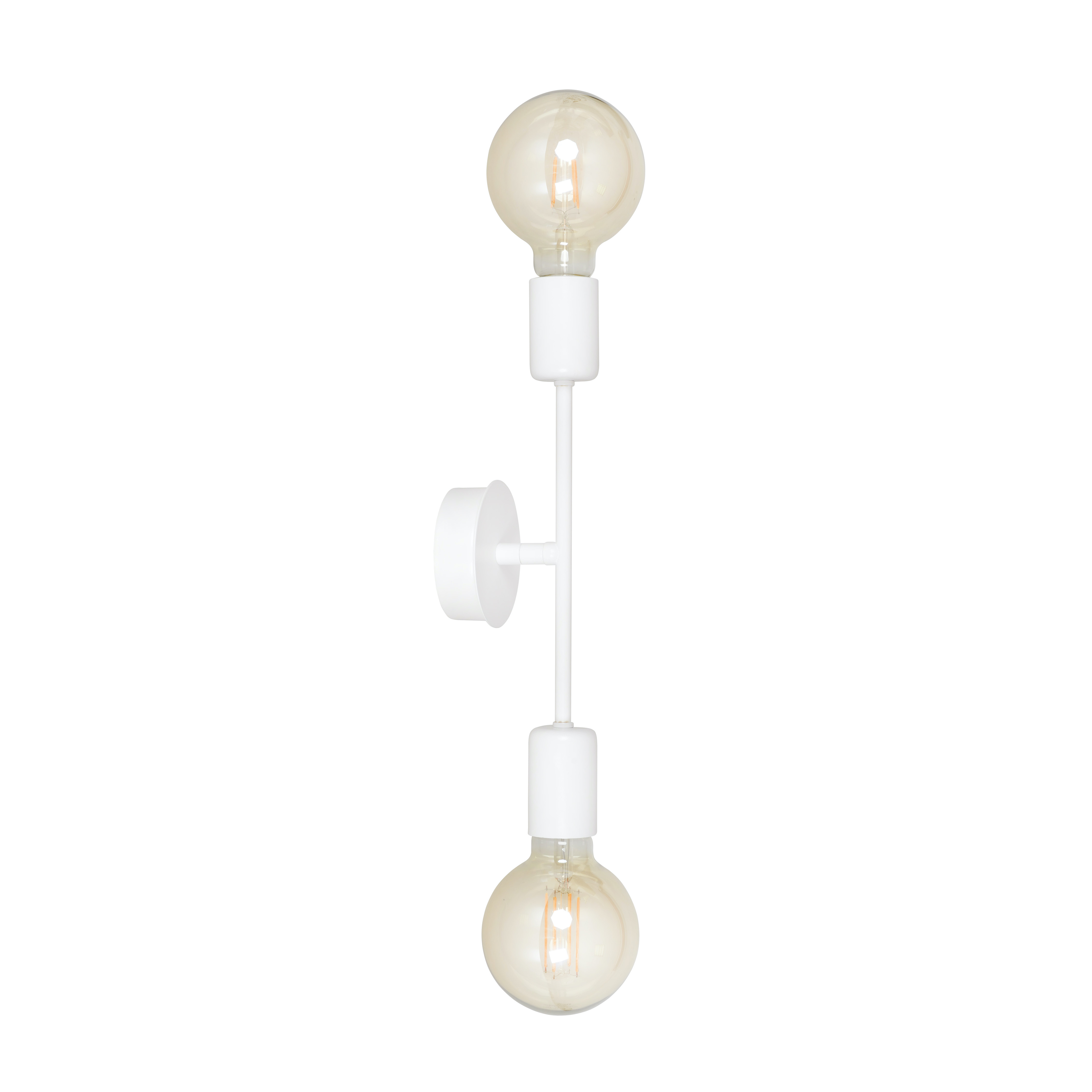 Proton K2 | dizajnová nástenná lampa Farba: Biela