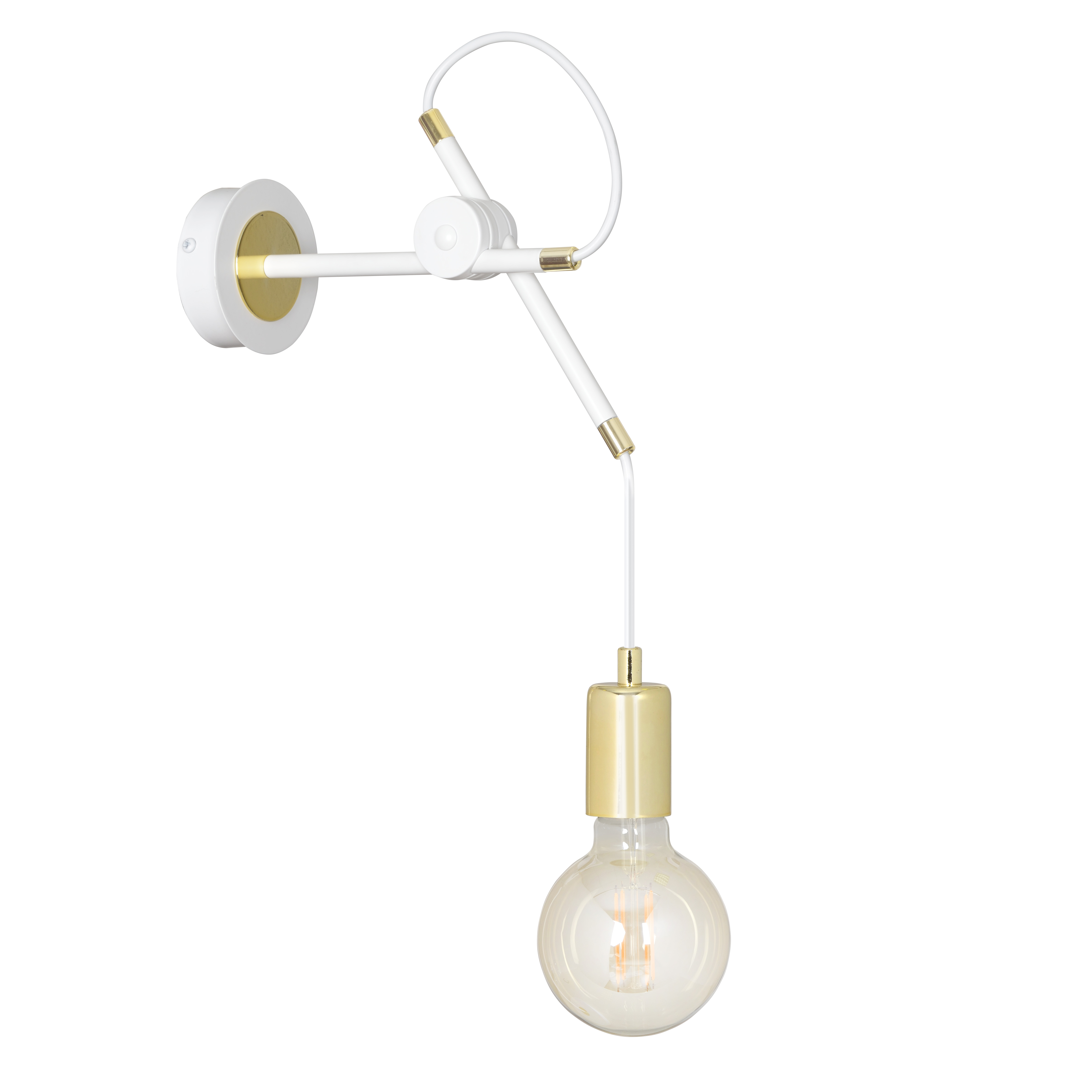 ARTEMIS K1 | dizajnová nástenná lampa Farba: Biela