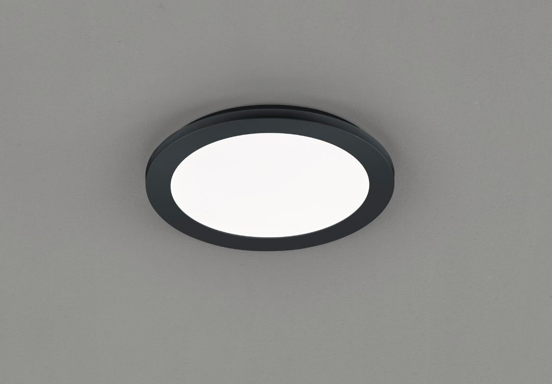 CAMILLUS R 26 | Stropné LED svietidlo s postupným stmievačom Farba: Čierna