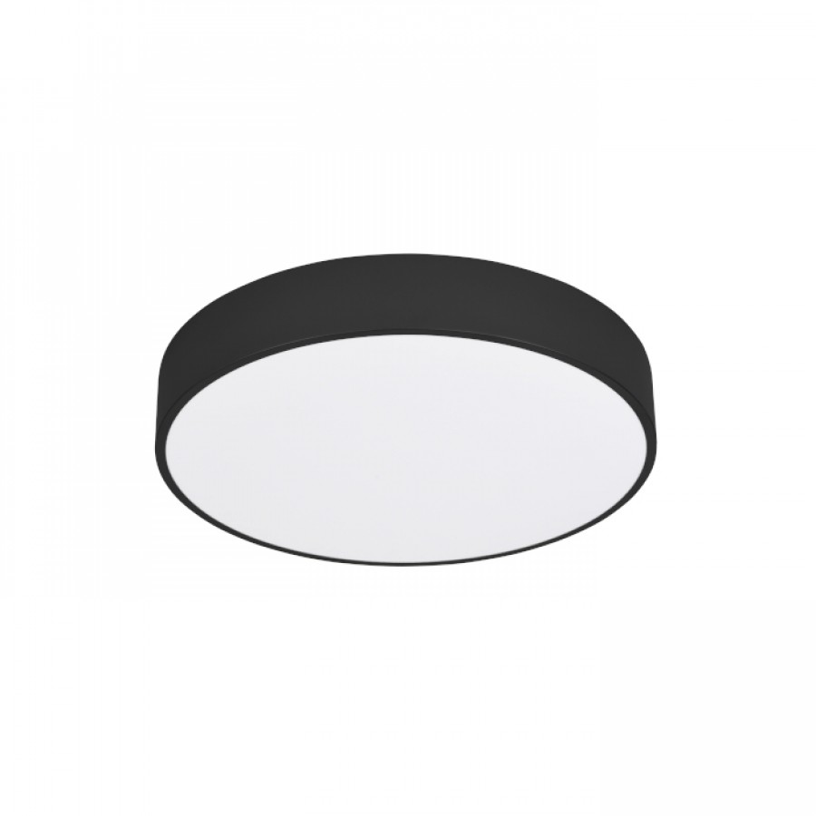 LARISA R 22 | Stropné okrúhle LED svietidlo Farba: Čierna