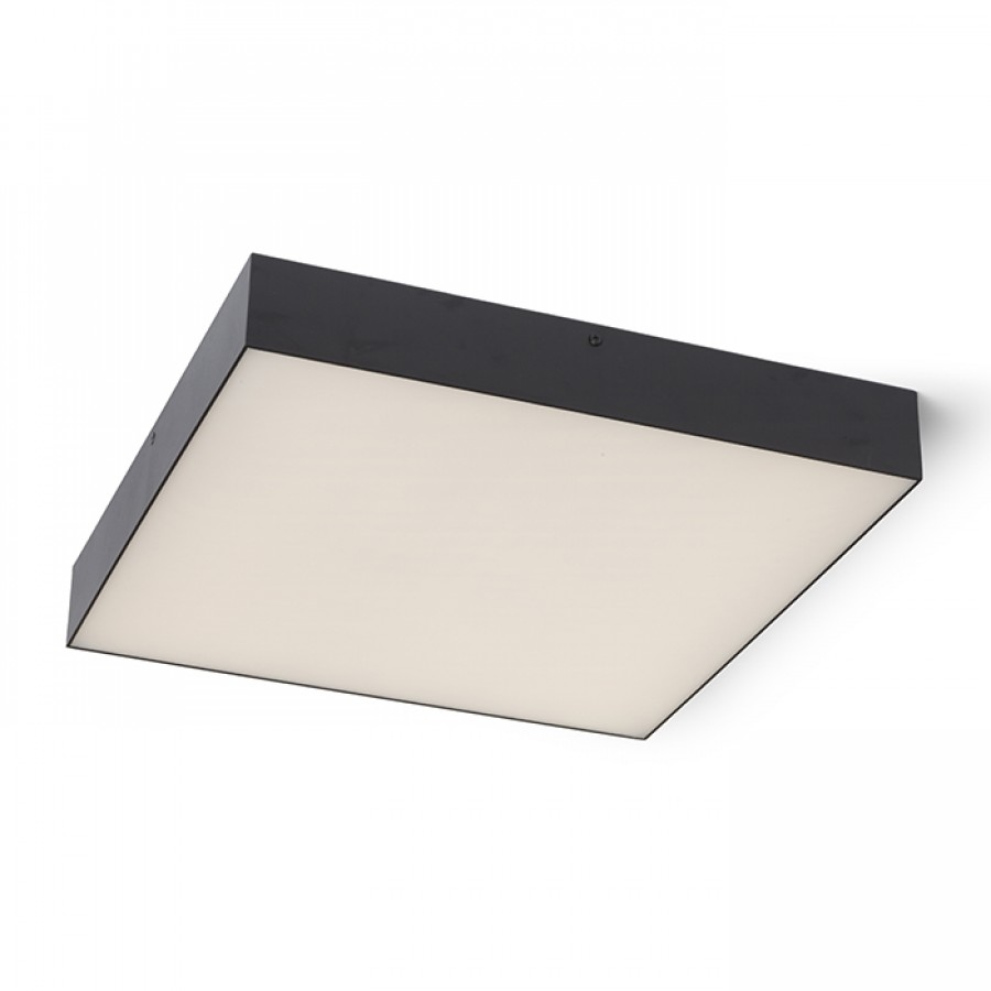 LARISA SQ 40 | Stropné štvorcové LED svietidlo Farba: Čierna