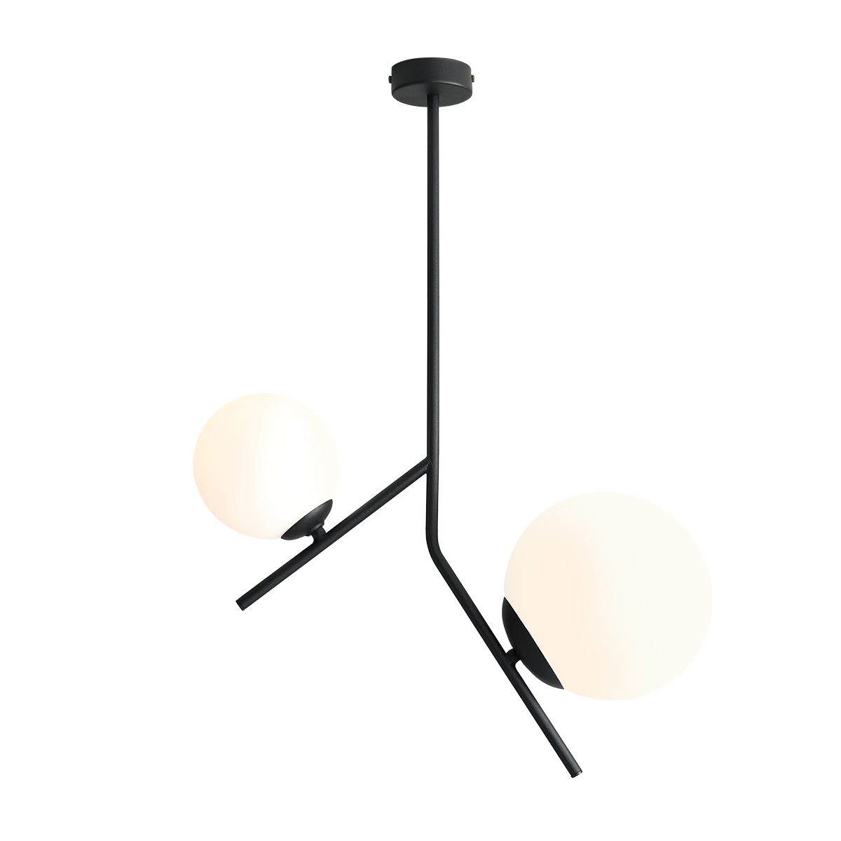 GALLIA 2 | Elegantná stropná lampa Farba: Čierna