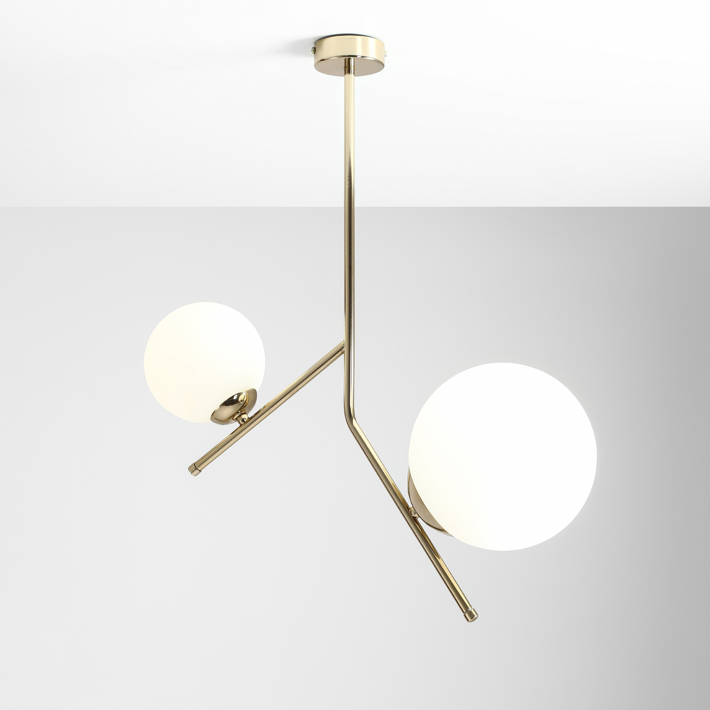 GALLIA 2 | Elegantná stropná lampa Farba: Zlatá