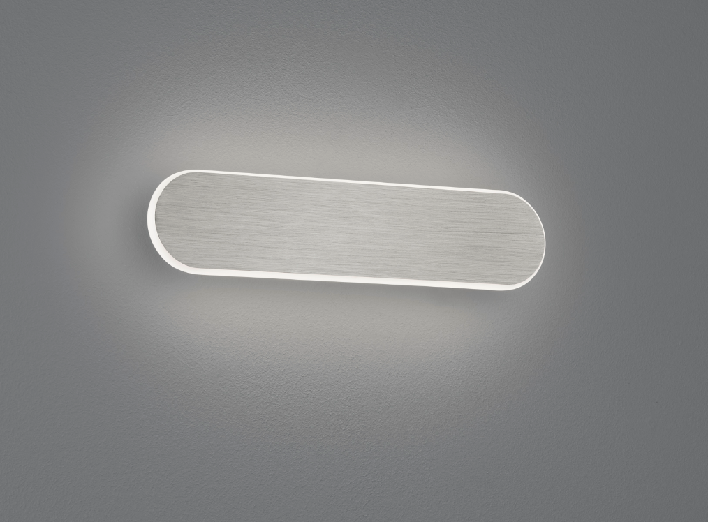 CARLO 35 | minimalistické nástenné LED svietidlo Farba: Nikel