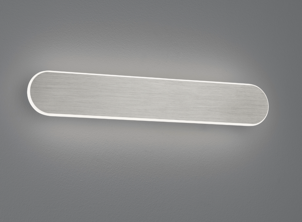 CARLO 50 | minimalistické nástenné LED svietidlo Farba: Nikel
