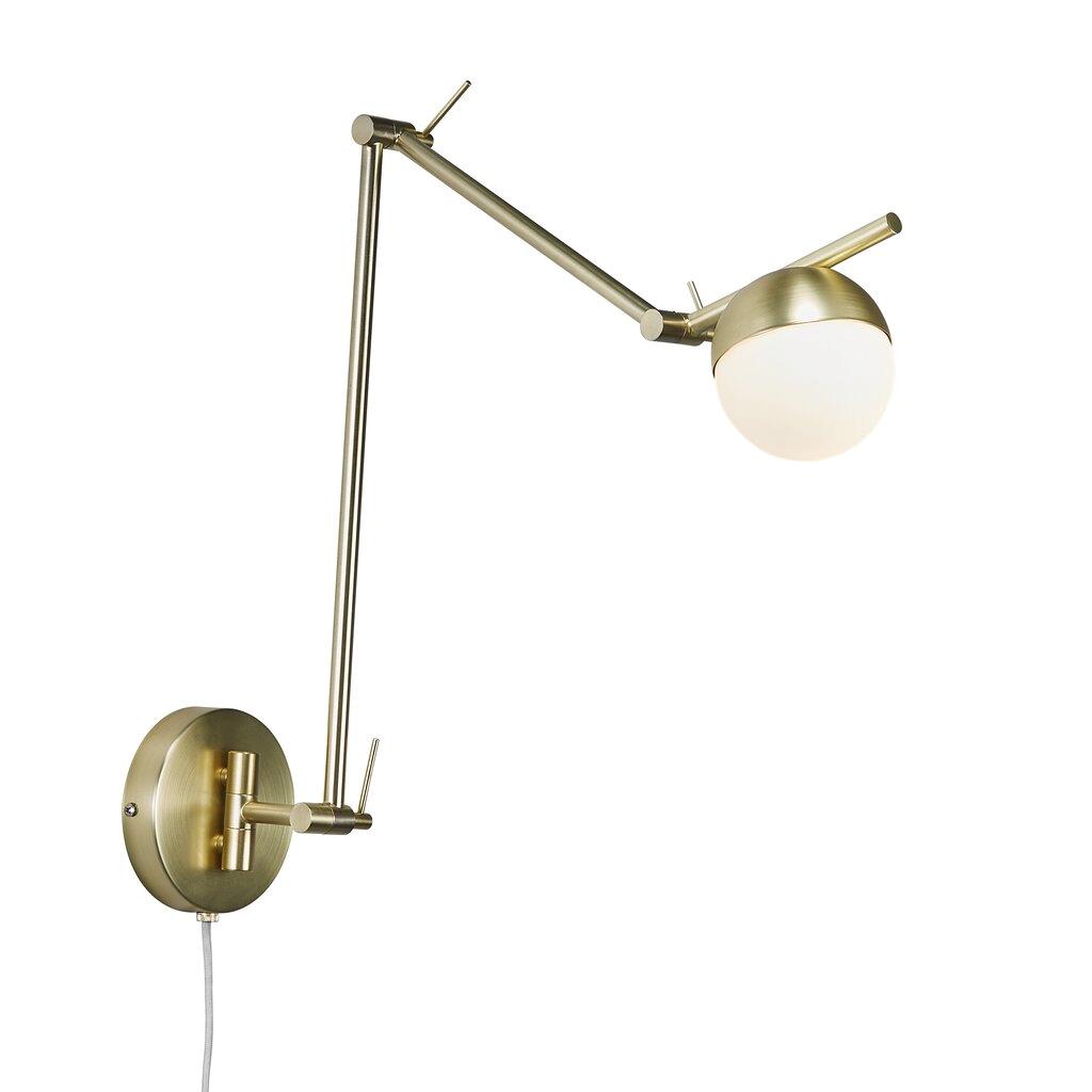 CONTINA | dizajnová nástenná lampa Farba: Mosadz