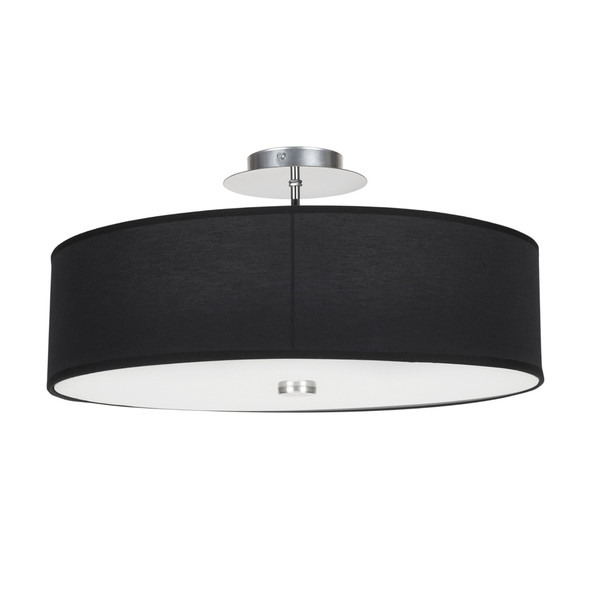 VIVIANE BLACK 6390 | textilná stropná lampa ø=50 cm