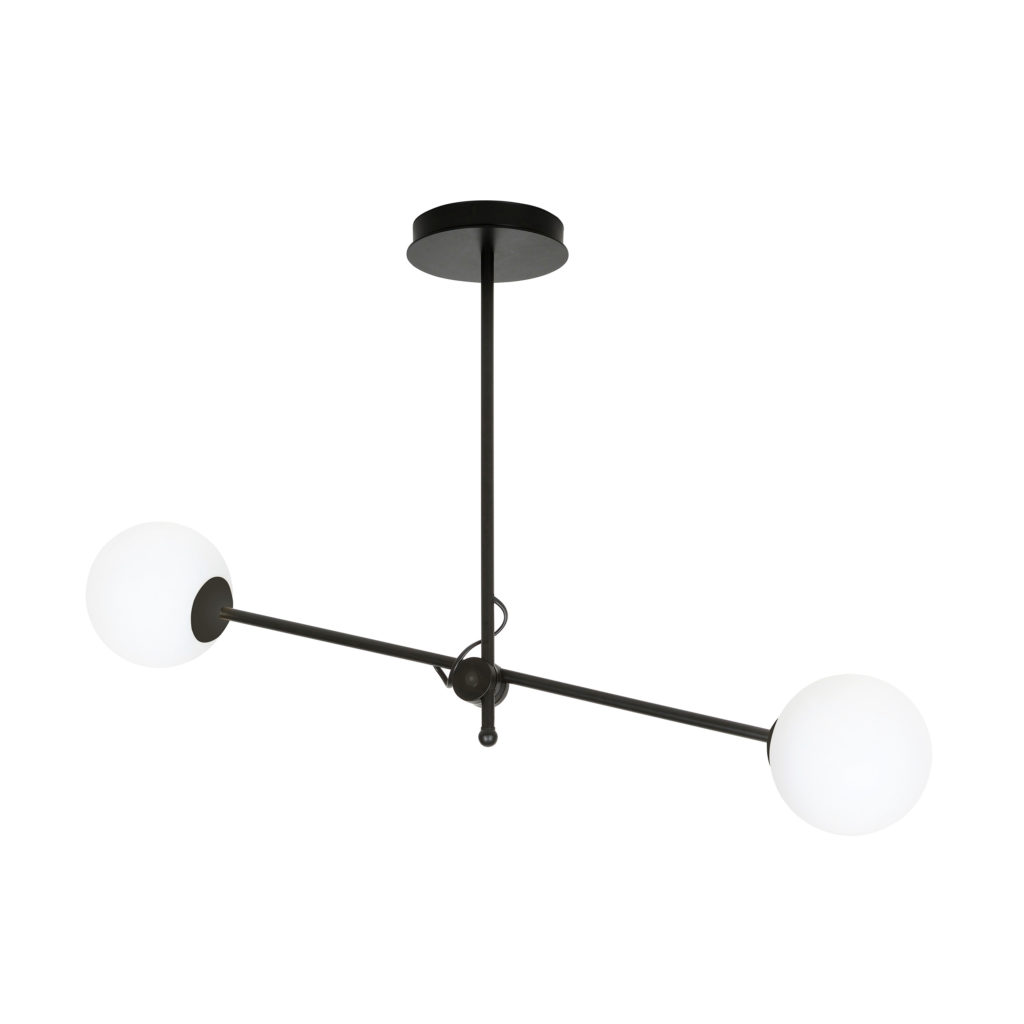 BORG 2  |    dizajnová lampa so sklenenými guľami Farba: Čierna