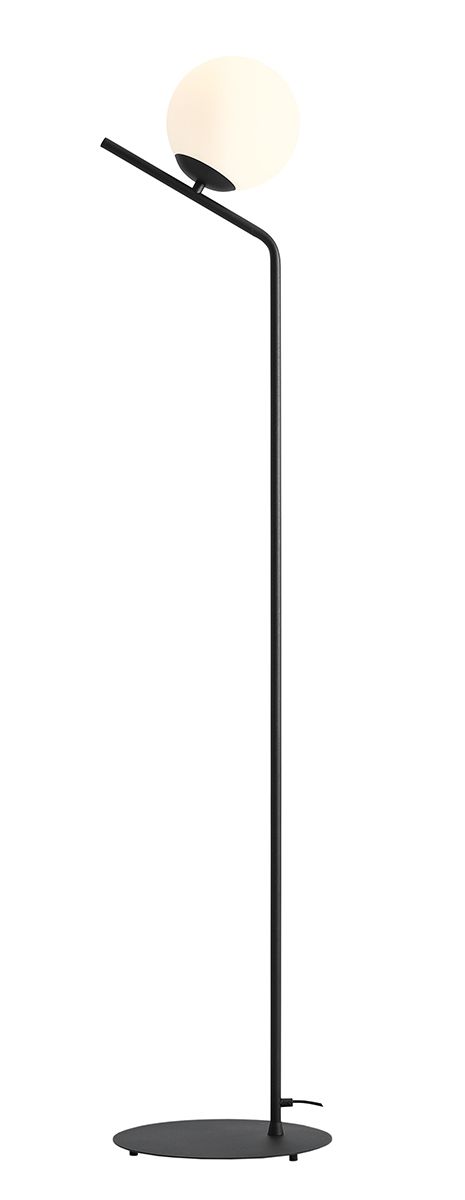 FLOOR LAMP GALLIA WHITE | Minimalistická stojaca lampa Farba: Čierna