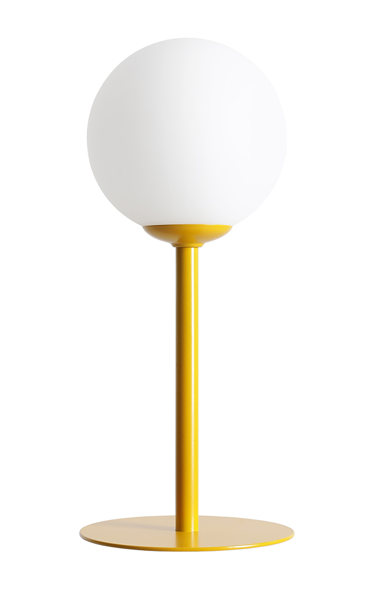 PINNE | minimalistická stolná lampa Farba: Žltá