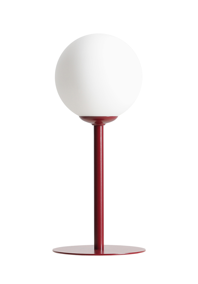 PINNE | minimalistická stolná lampa Farba: Červená
