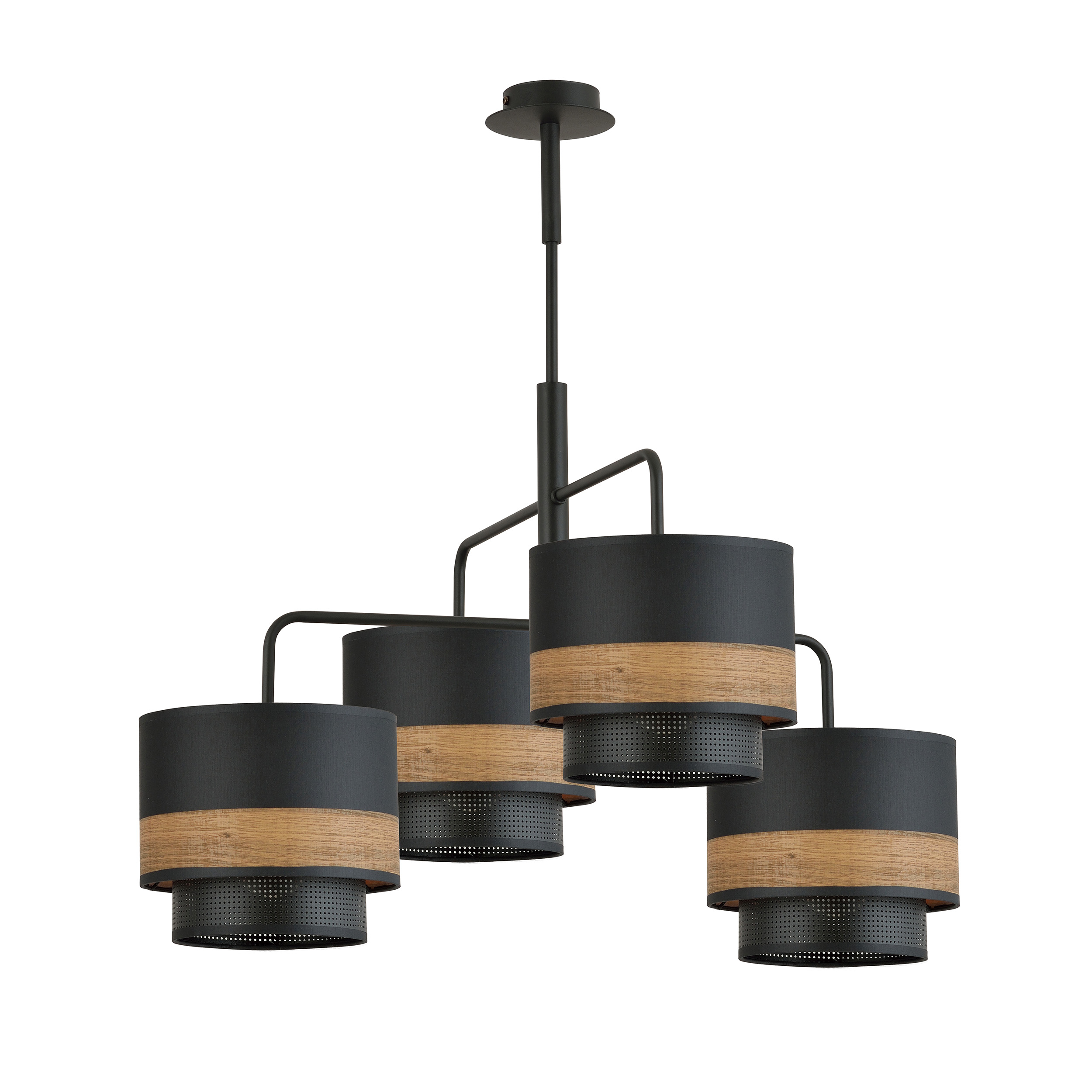 ARIGATO 4 | dizajnová závesná lampa Farba: Drevo čierna