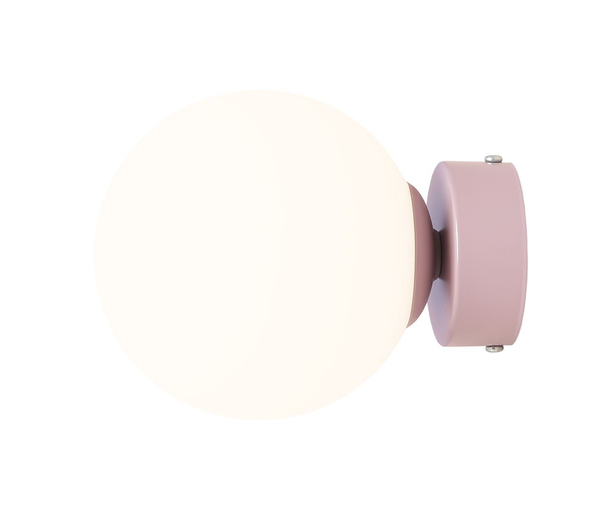 BALL LILAC | Nástenná lampa vo fialovej povrchovej úprave
