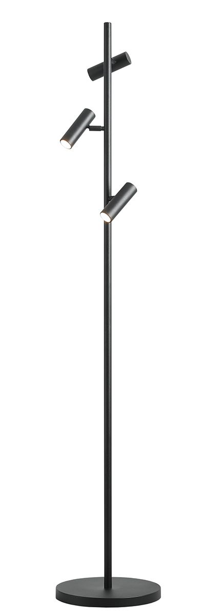 TREVO FLOOR BLACK | Moderná stojaca lampa