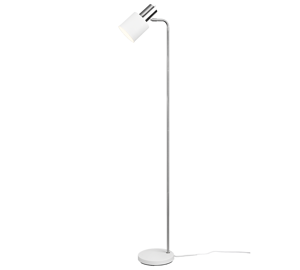ADAM | LED Stojaca lampa Farba: Biela