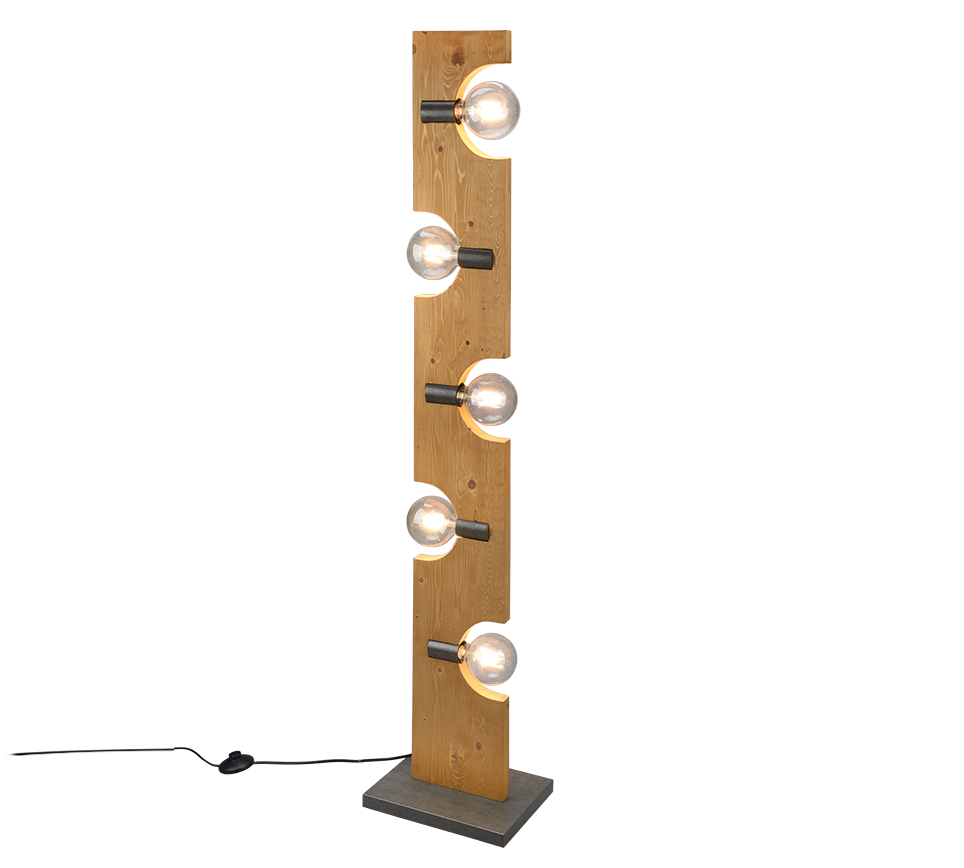 TAILOR | Stojaca drevená lampa