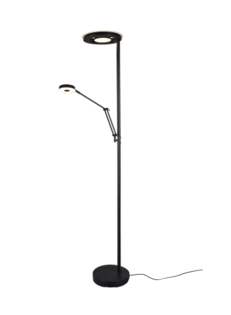 BARRIE | Stojaca čierna moderná LED lampa