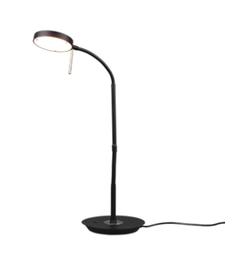 MONZA | Stolná čierna minimalistická LED lampa