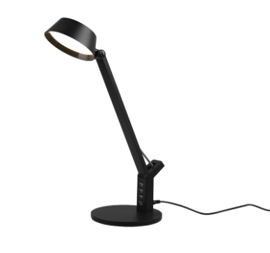 AVA | Stolná minimalistická čierna LED lampa