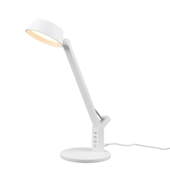 AVA | Stolná minimalistická biela LED lampa