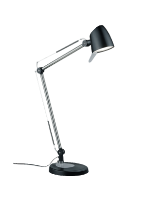 RADO | Stolná minimalistická čierna LED lampa