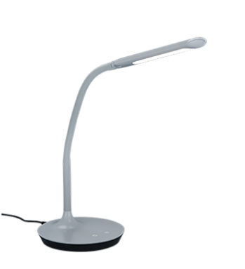 POLO | Stolná moderná šedá LED lampa