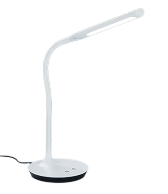 POLO | Stolná moderná biela LED lampa