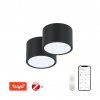 IMMAX | 07023L-15BD | RONDATE SADA | Čierne smart LED stropné svietidlo