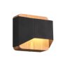 TRIO | ARINO S | Nástenná čierno-drevená LED lampa