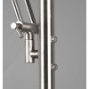 TRIO | BARRIE | Stojaca niklová moderná LED lampa