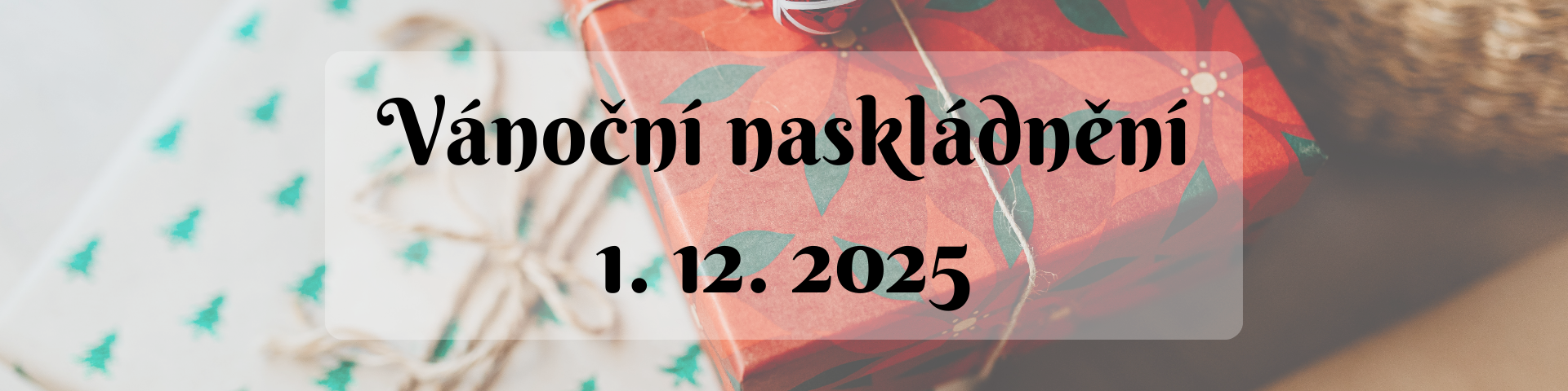 Vánoční naskladnění