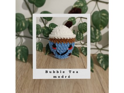 Bubble Tea modré
