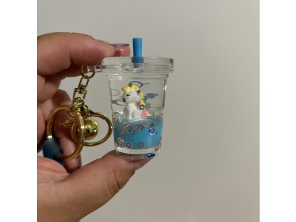 Jednorožec v modré tekutině